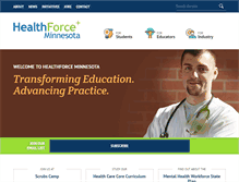 Tablet Screenshot of healthforceminnesota.org